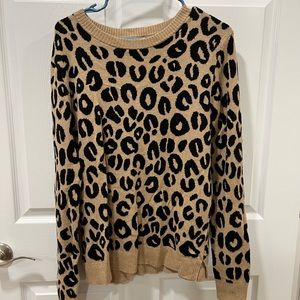 A New Day leopard print sweater